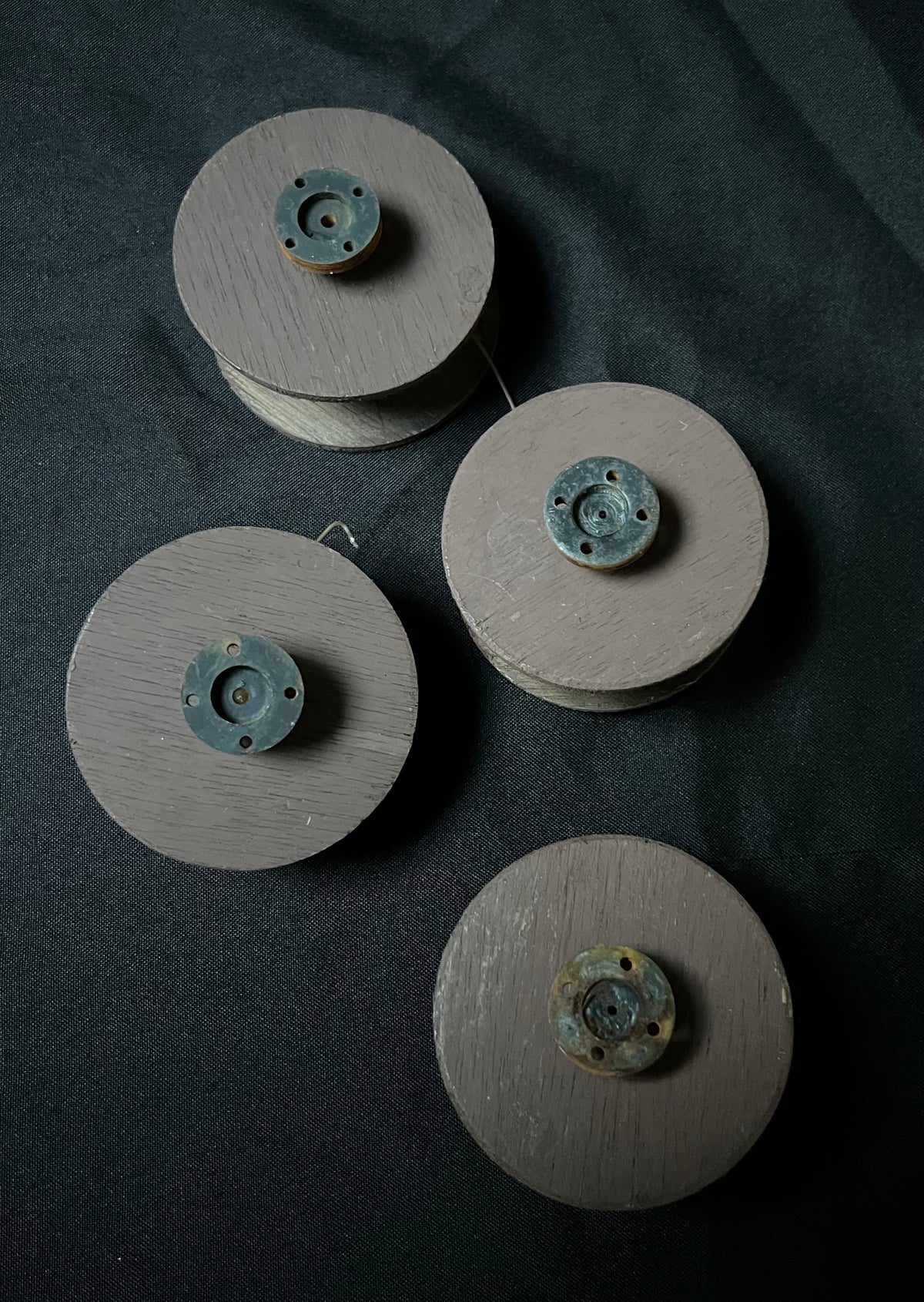 2 x Gauge 1 - 10mm Six Wheel Cable Reel Wagons Projects