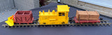 Gauge 1/G-scale - Accucraft Plymouth Diesel & P-Way Train- With R/C