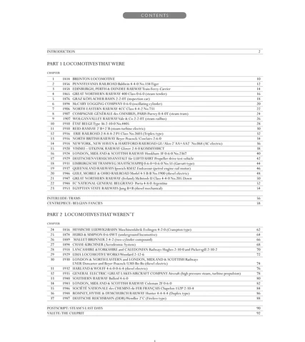 From the Files Locomotives that Were & Locomotives that Weren’t • Robin Barnes