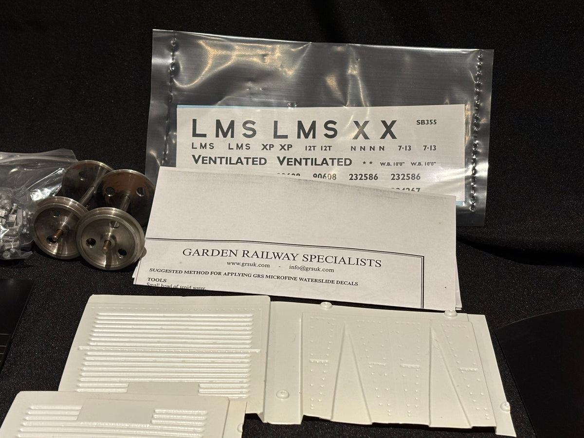 Price Reduced - GRS Gauge 3 LMS Ventilated Box Van Kit