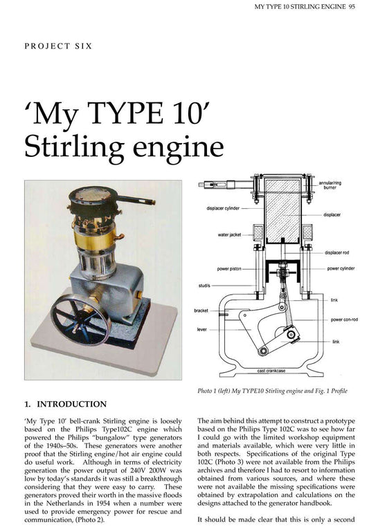 Stirling Engine Projects Volume 1