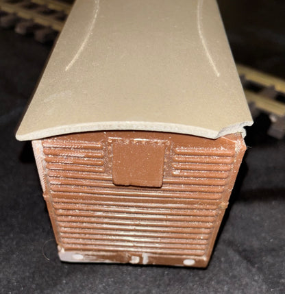 Gauge 1 - 10mm Ventilated wagon body with Brass Axle boxes