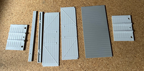 Gauge 1 - 1:32nd scale Northern Fine-scale 7 plank wagon with side door Body Kit