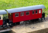 3 x 16mm - 32mm gauge Scratch built Harz Mountain Coaches