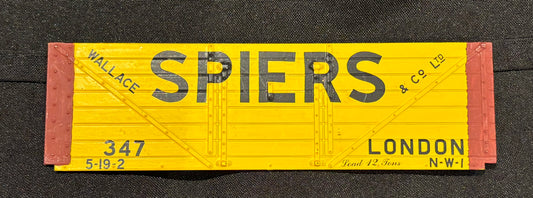 Northern Finescale Gauge 1 1;32nd scale 7 Plank wagon exhibition side “WALLACE SPIERS & CO LTD”
