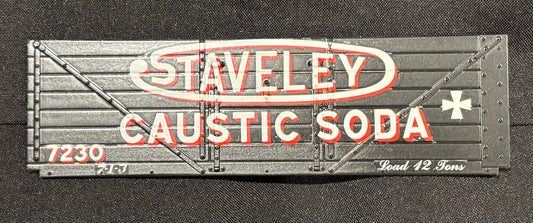 Northern Finescale Gauge 1 1;32nd scale 7 Plank wagon exhibition side “STAVELEY CAUSTIC SODA”
