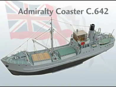 Mount Fleet Models Admiralty Coaster C642 Kit 1:32nd scale