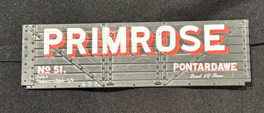 Northern Finescale Gauge 1 1;32nd scale 7 Plank wagon exhibition side “PRIMROSE”
