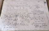 Gauge 1 - 10mm scale NE Railway 0-8-0 Tender Loco + 0-6-2 tank engine drawings.