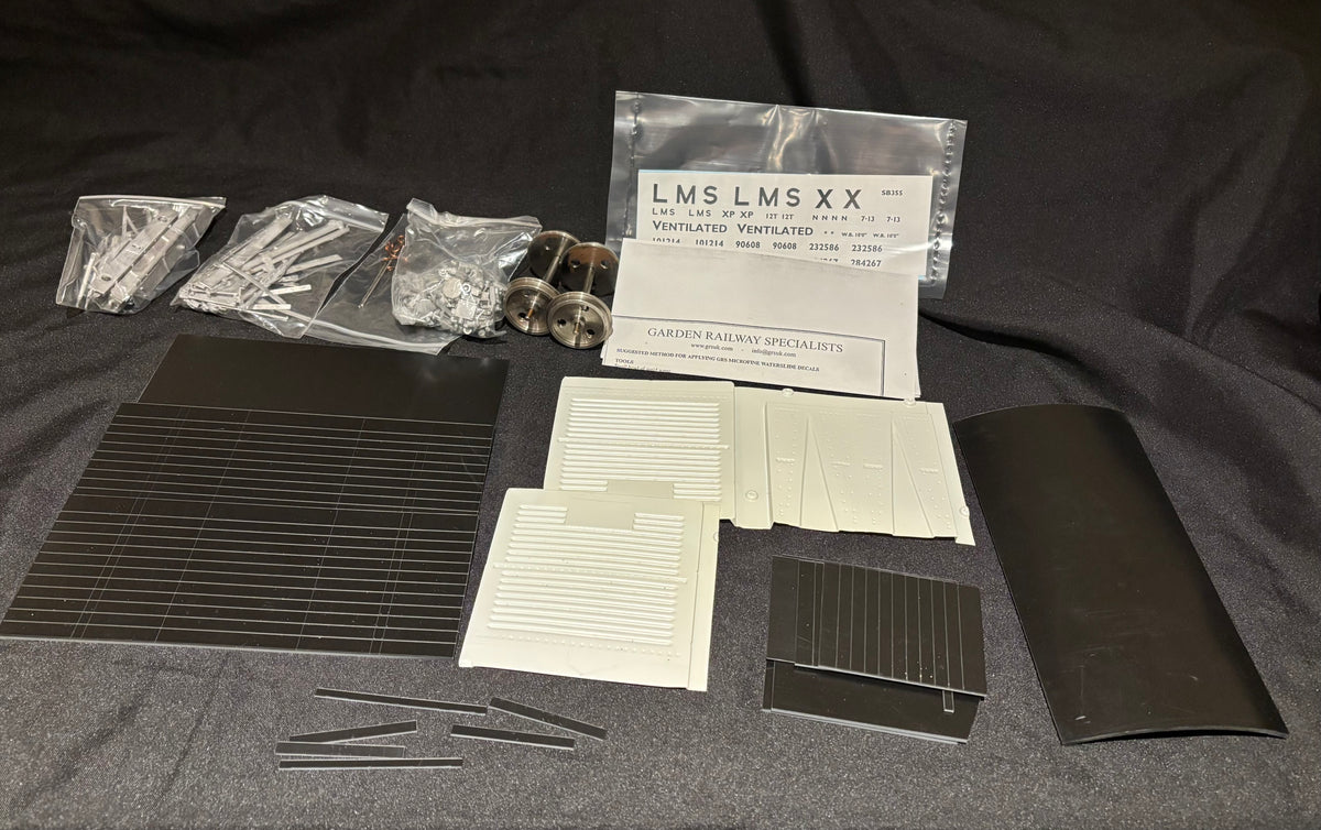 Price Reduced - GRS Gauge 3 LMS Ventilated Box Van Kit