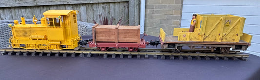 PRICE REDUCED - Gauge 1/G-scale - Accucraft Plymouth Diesel & P-Way Train- With R/C