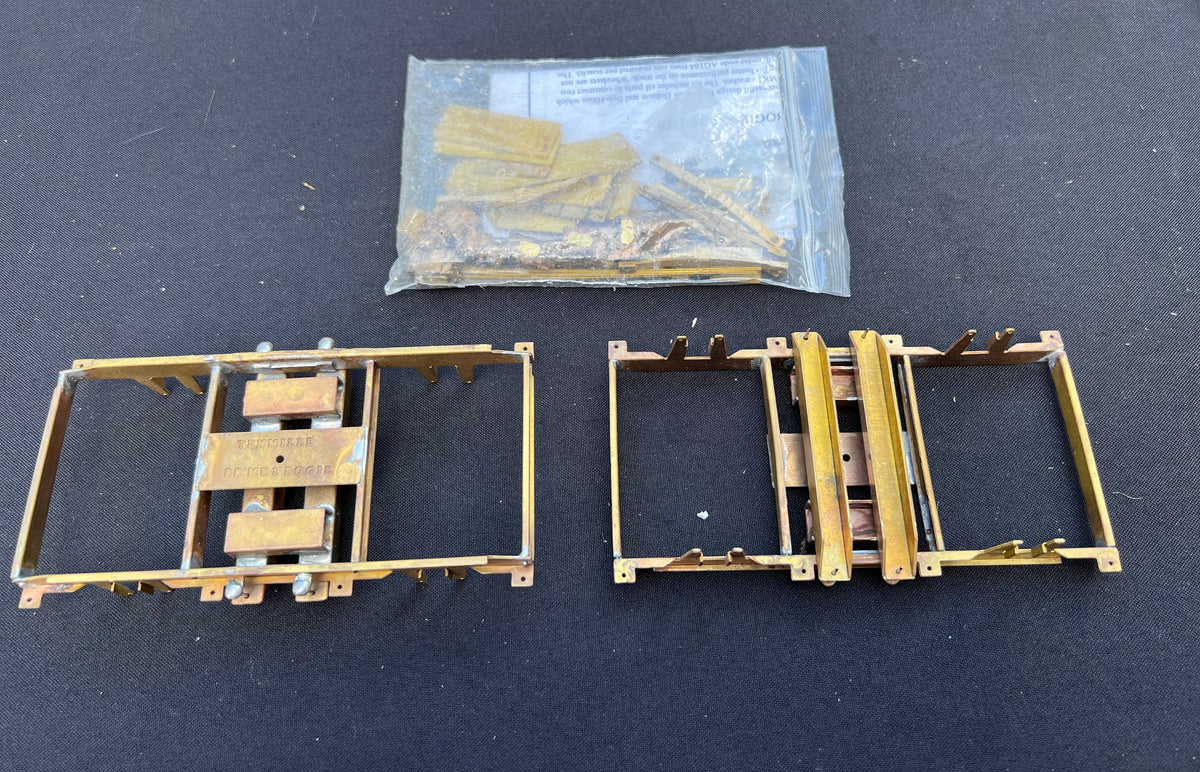 Price Reduced - Gauge 1-10mm scale Tenmille BR MK 1 Etched Bogie Kit Part Built.