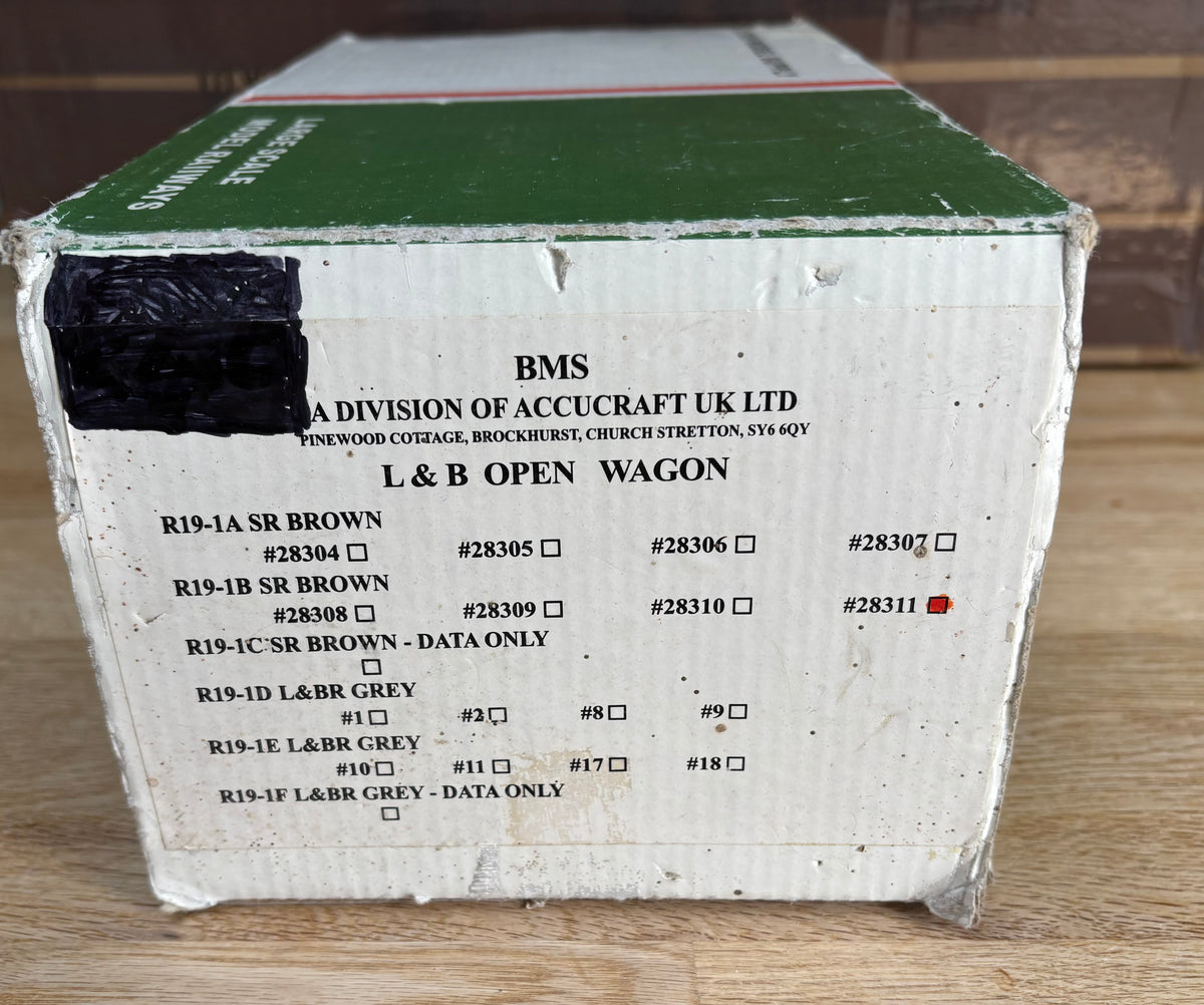 Accucraft 16mm scale L&B Open Wagon 32mm gauge