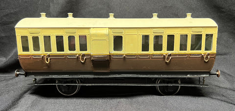 G1-10mm scale GWR 4 Wheel 1st/3rd Gaurd Compartment Coach