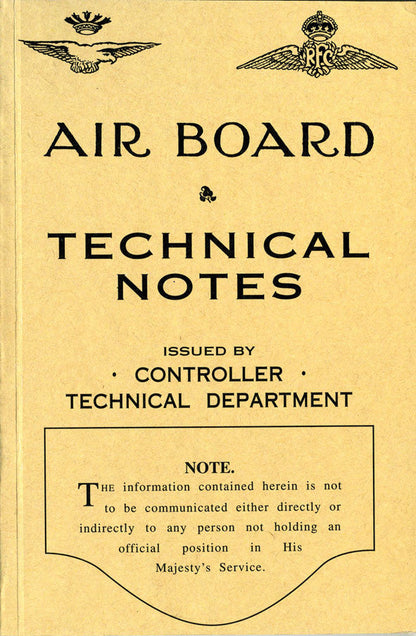 Air Board Technical Notes Vol. 1 Aircraft Engines