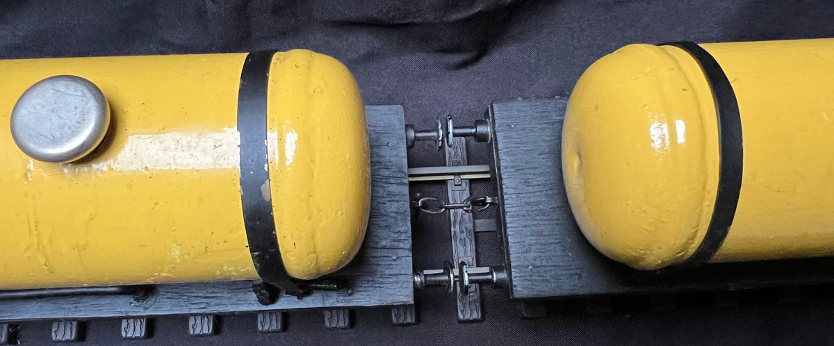3 x Gauge 1 - 10mm scale Scratch-Built Bogie tanker wagons