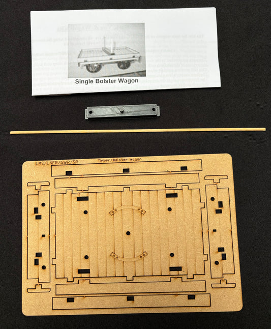 50% Off - Ken West - Gauge 1/1;32nd scale - Single bolster wagon - Body Kit