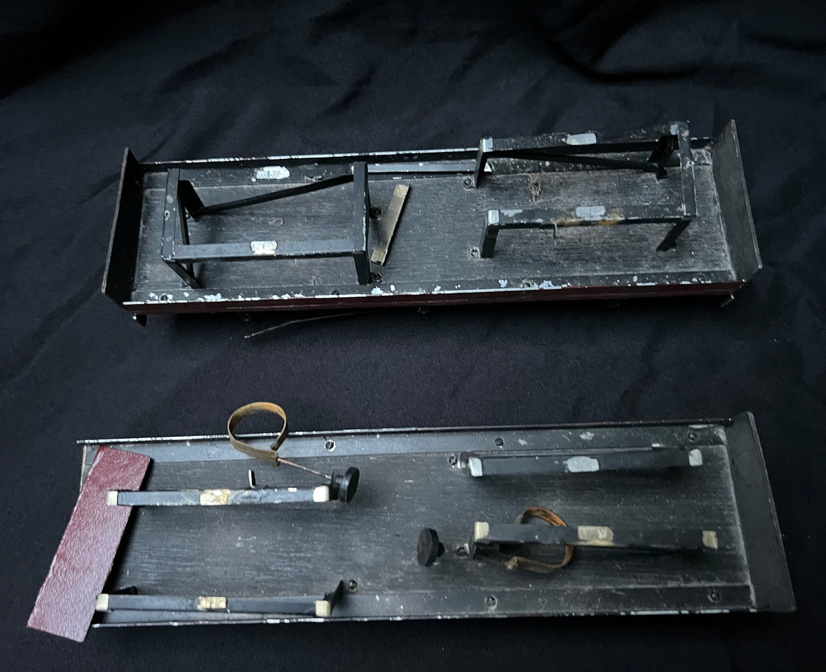 2 x Gauge 1 - 10mm Six Wheel Cable Reel Wagons Projects