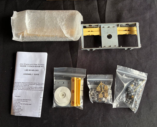 Peter Korzilius Gauge 1 - 1;32nd scale LMS 9’ Wheelbase Coach Bogie Lit