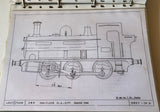 Gauge 1 - 10mm scale Locosteam GWR 1366 class 0-6-0PT drawings