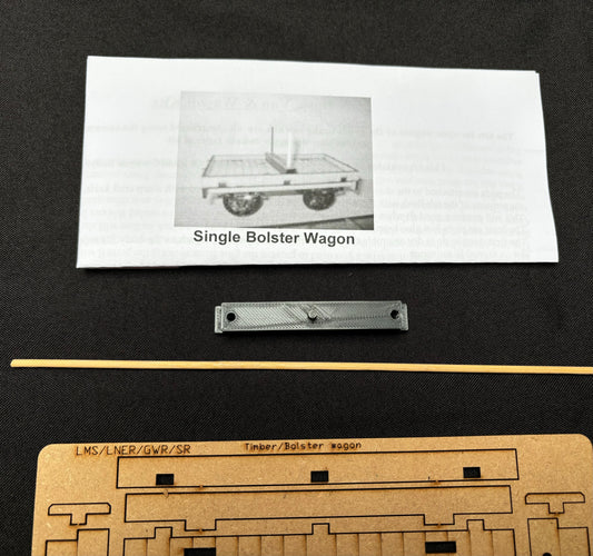 50% Off - Ken West - Gauge 1/1;32nd scale - Single bolster wagon - Body Kit