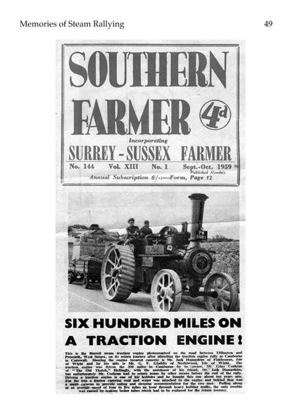 Memories of Steam Rallying