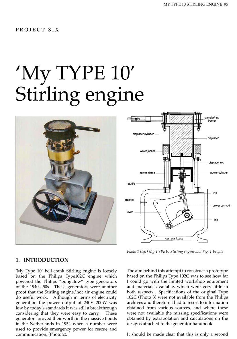 Stirling Engine Projects Volume 1