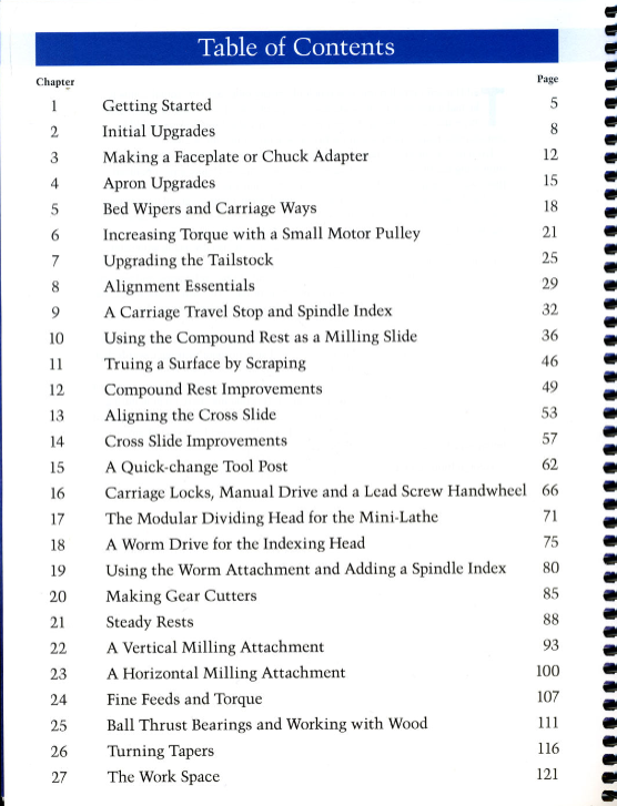 The Complete Mini-Lathe Workshop
