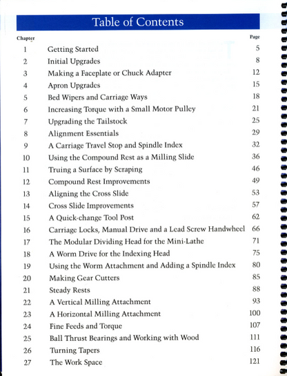 The Complete Mini-Lathe Workshop
