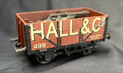 Price Reduced - Gauge 1 - 10mm scale “Hall & Co” Private Owner wagon