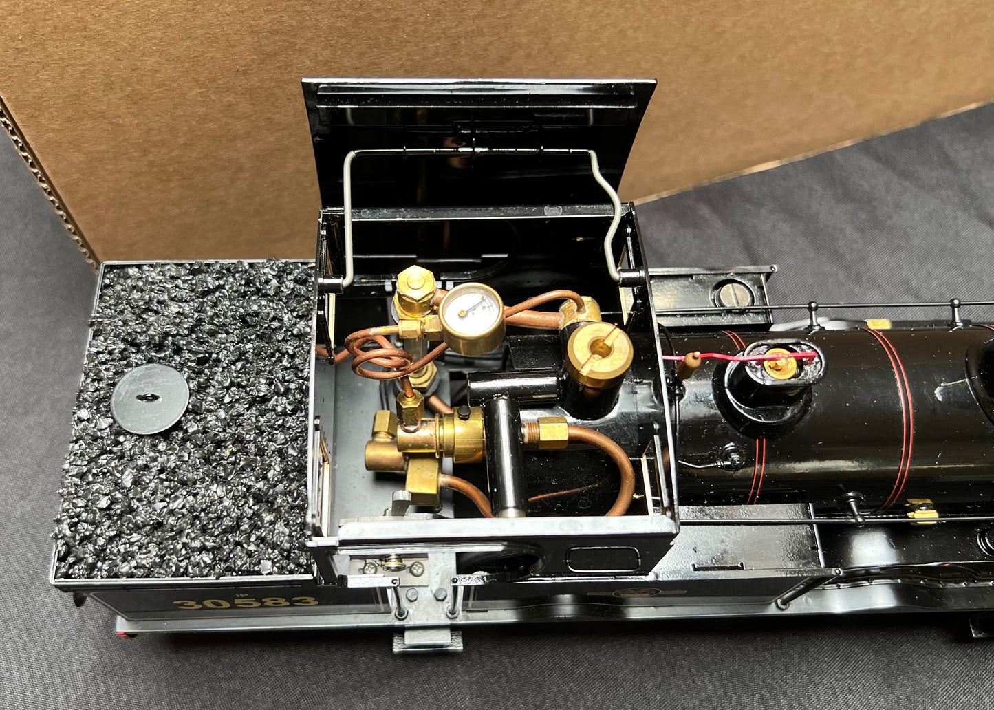 Accucraft Gauge 1 / 1:32nd scale “Adams Radial” in Late BR Black Livery