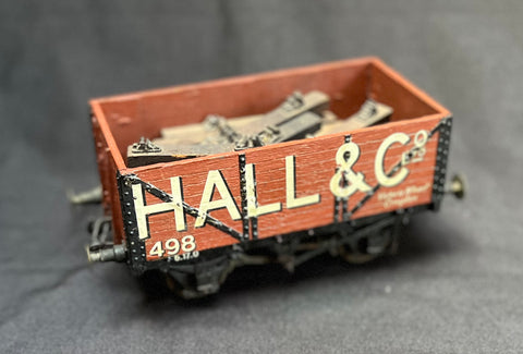 Gauge 1 - 10mm scale “Hall & Co” Private Owner wagon