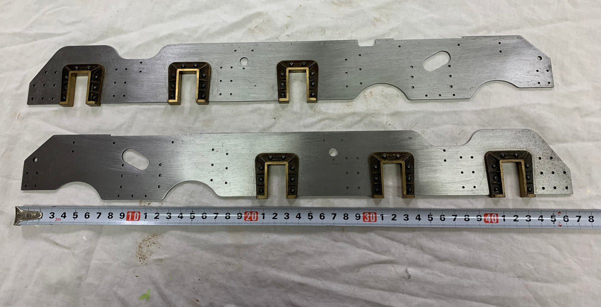 2 1/2 Inch Gauge Rebuilt Merchant Navy Loco Frames with Horn Blocks
