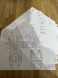 Gauge 1 Drawings for 14xx By G R Thornber